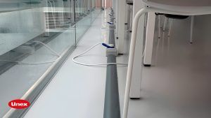 Canales zócalo suelo Unex